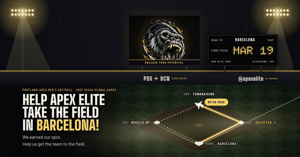 Apex Elite to Barcelona